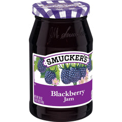 Blackberry Jam front left with packaging
