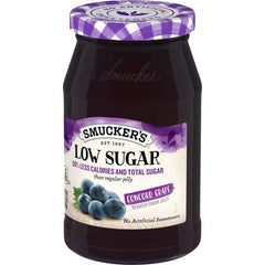 Low Sugar™ Reduced Sugar Concord Grape Jelly front right with packaging