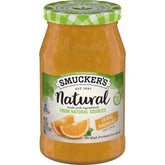 Natural Orange Marmalade Fruit Spread front center with packaging
