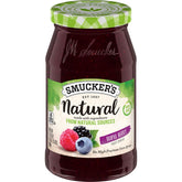 Natural Triple Berry Fruit Spread front center with packaging