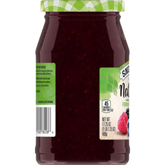 Natural Triple Berry Fruit Spread left with packaging