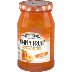 Simply Fruit® Apricot Fruit Spread front right with packaging