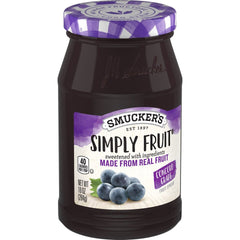 Simply Fruit® Concord Grape Fruit Spread front left with packaging