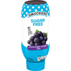 Squeeze Sugar Free Concord Grape Jam front left with packaging