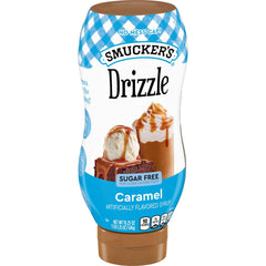 Sundae Syrup™ Sugar Free Caramel Flavored Syrup front left with packaging