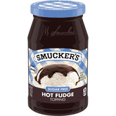 Sugar Free Hot Fudge Spoonable Topping front center with packaging