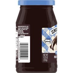 Sugar Free Hot Fudge Spoonable Topping left with packaging
