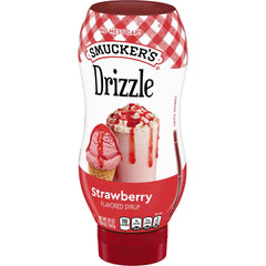 Sundae Syrup™ Strawberry Flavored Syrup front right with packaging