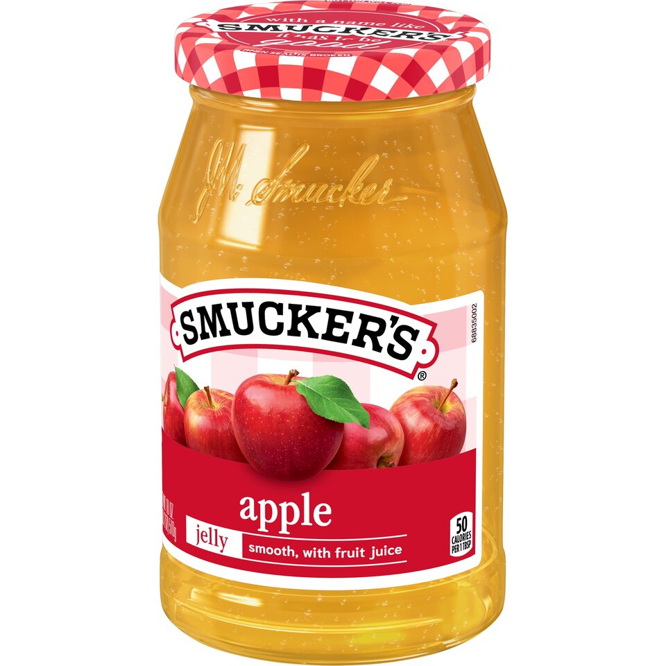 Apple Jelly front right with packaging