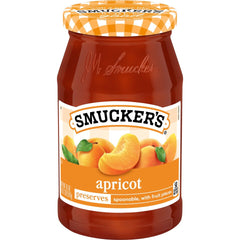 Apricot Preserves front center with packaging
