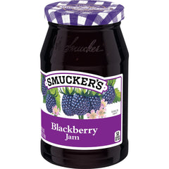 Blackberry Jam front right with packaging