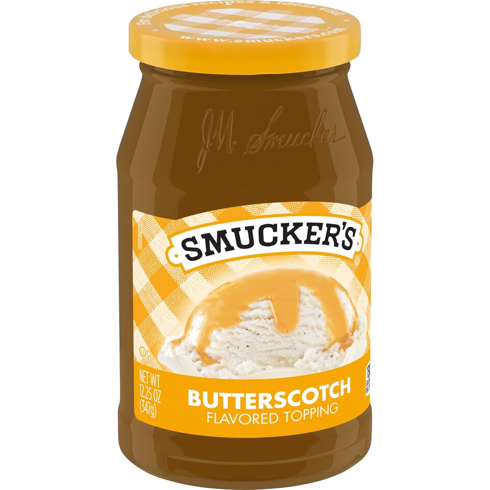 Butterscotch front left with packaging