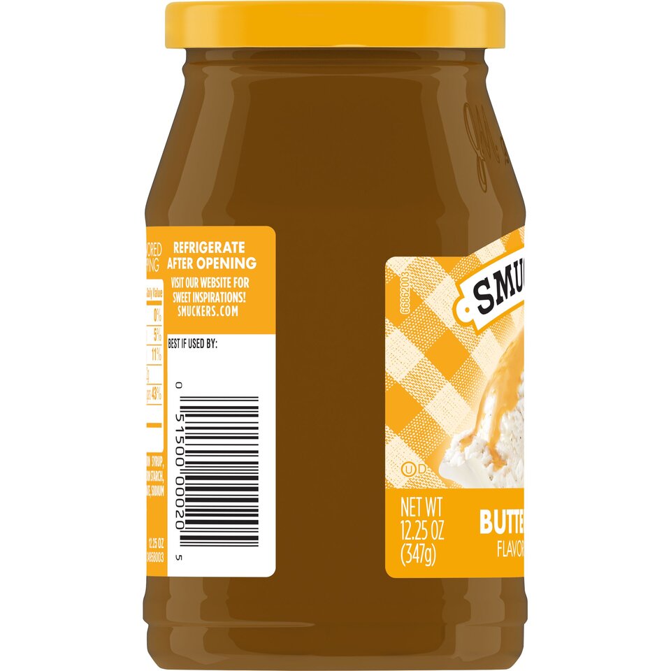 Butterscotch left with packaging