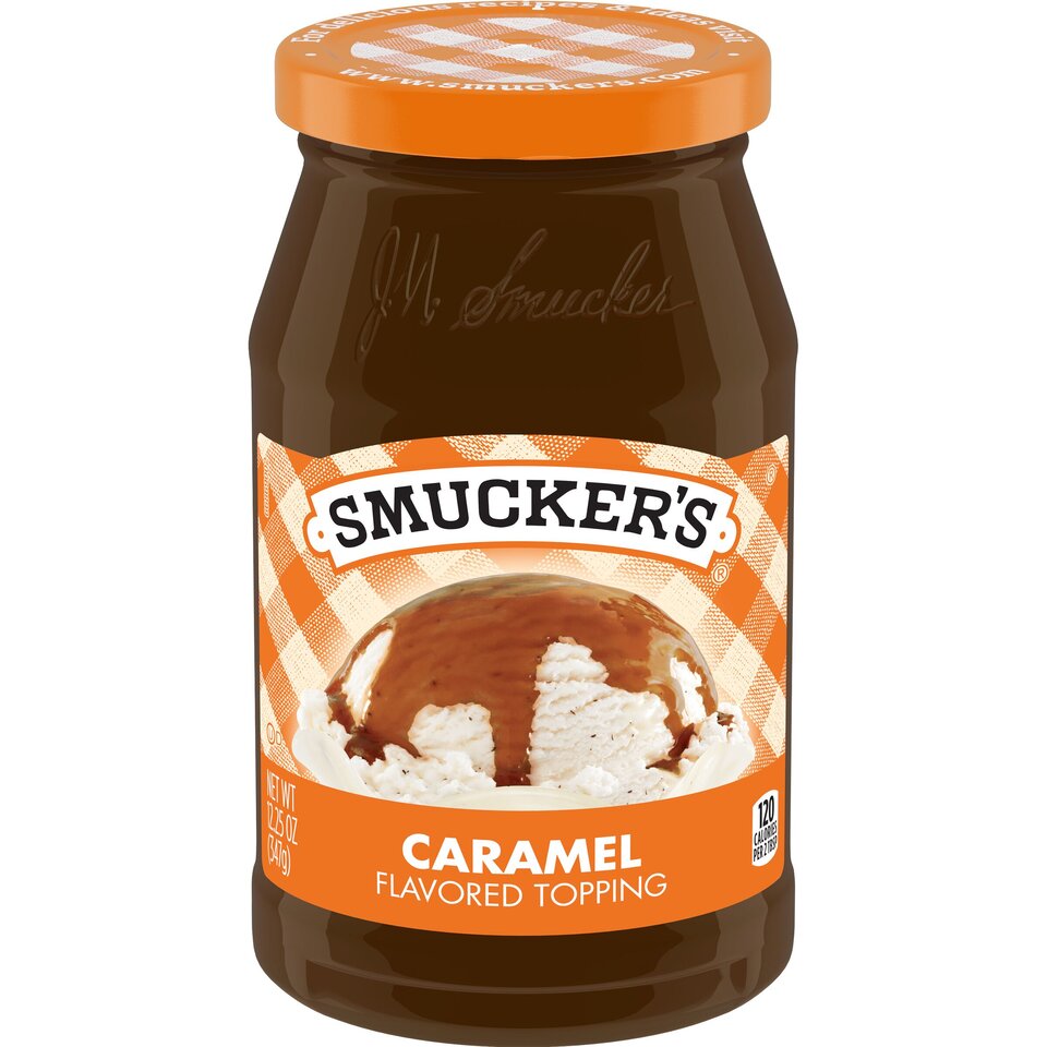 Caramel front center with packaging