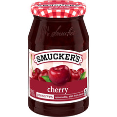 Cherry Preserves front center with packaging