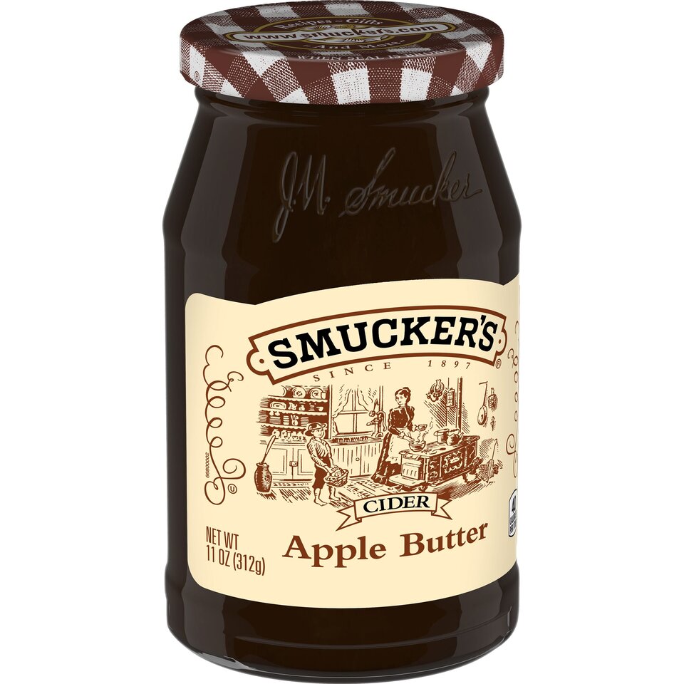 Cider Apple Butter front left with packaging