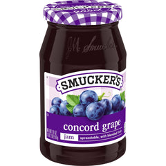 Concord Grape Jam front left with packaging