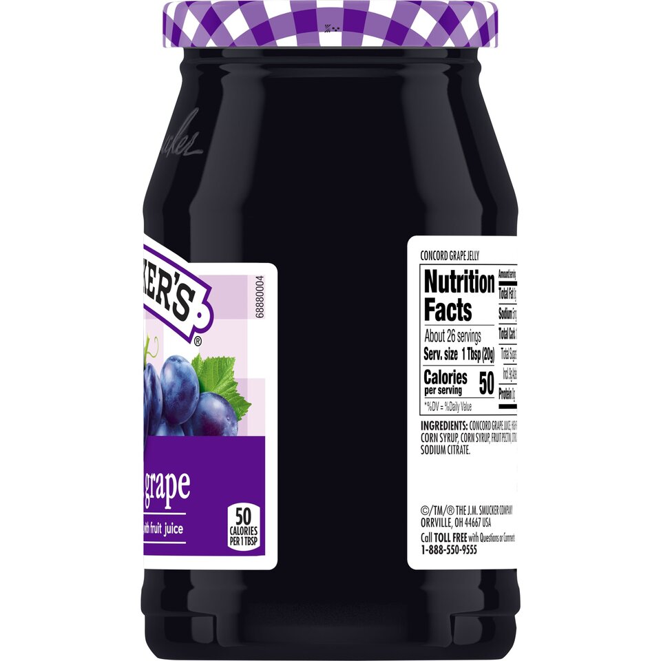 Concord Grape Jelly right with packaging