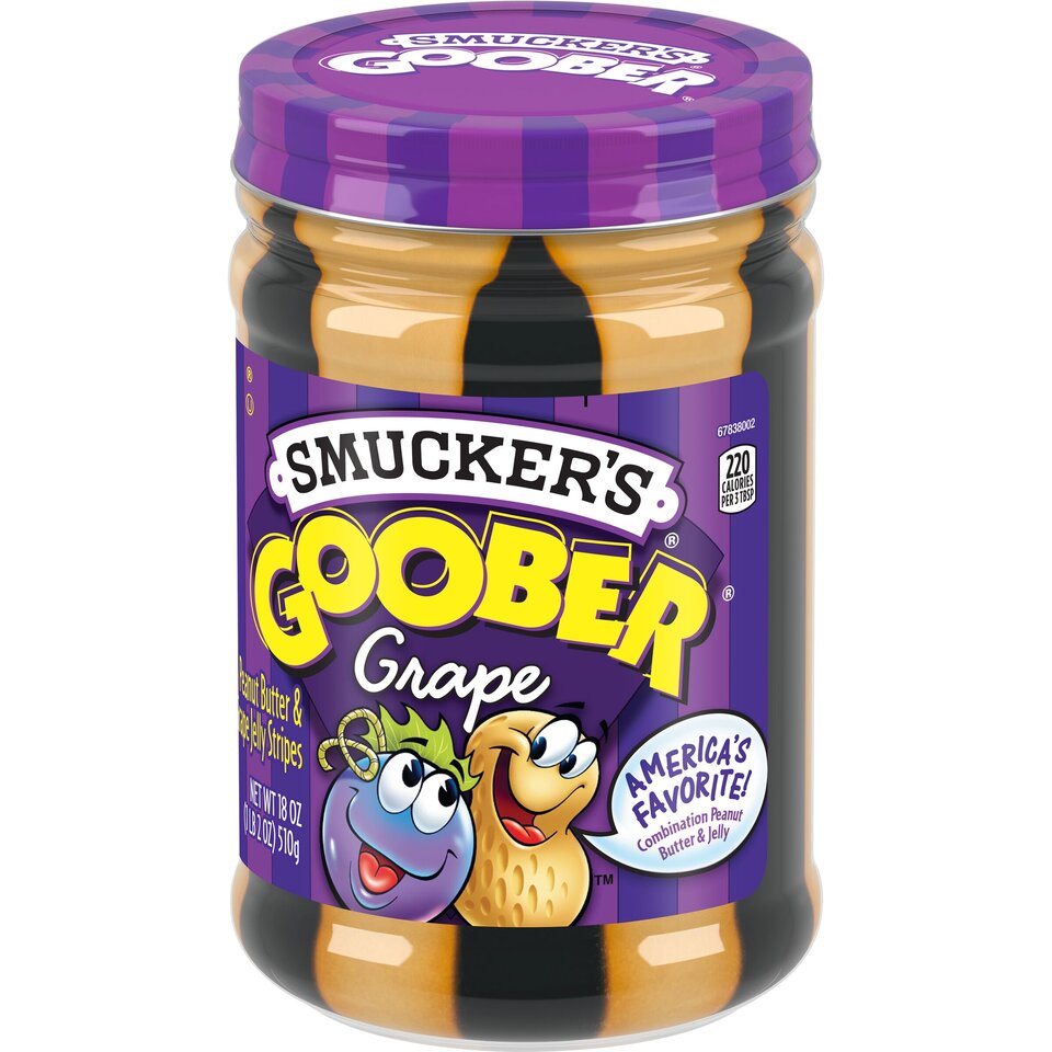 Goober Grape® front right with packaging