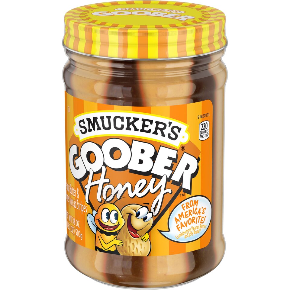 Goober® Honey front right with packaging