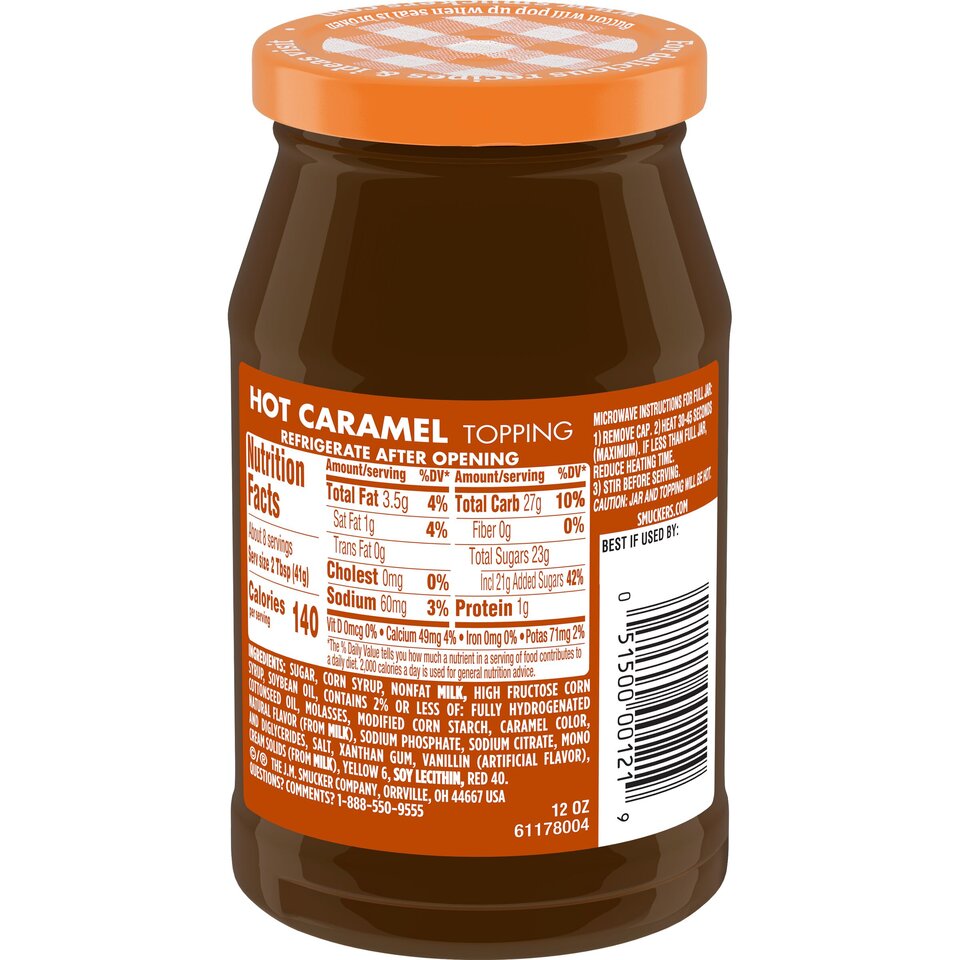 Hot Caramel back center with packaging