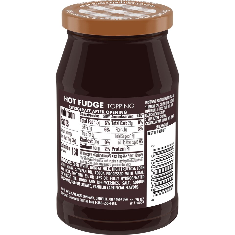 Hot Fudge back center with packaging