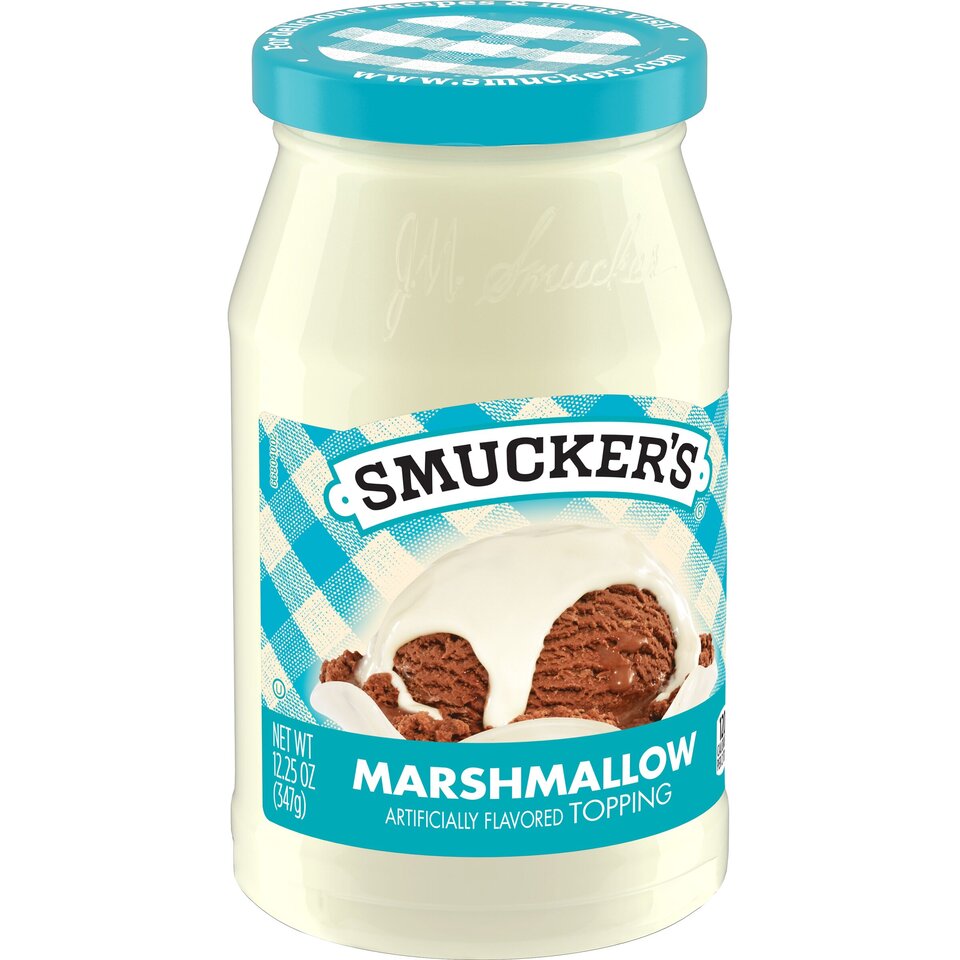 Marshmallow front left with packaging