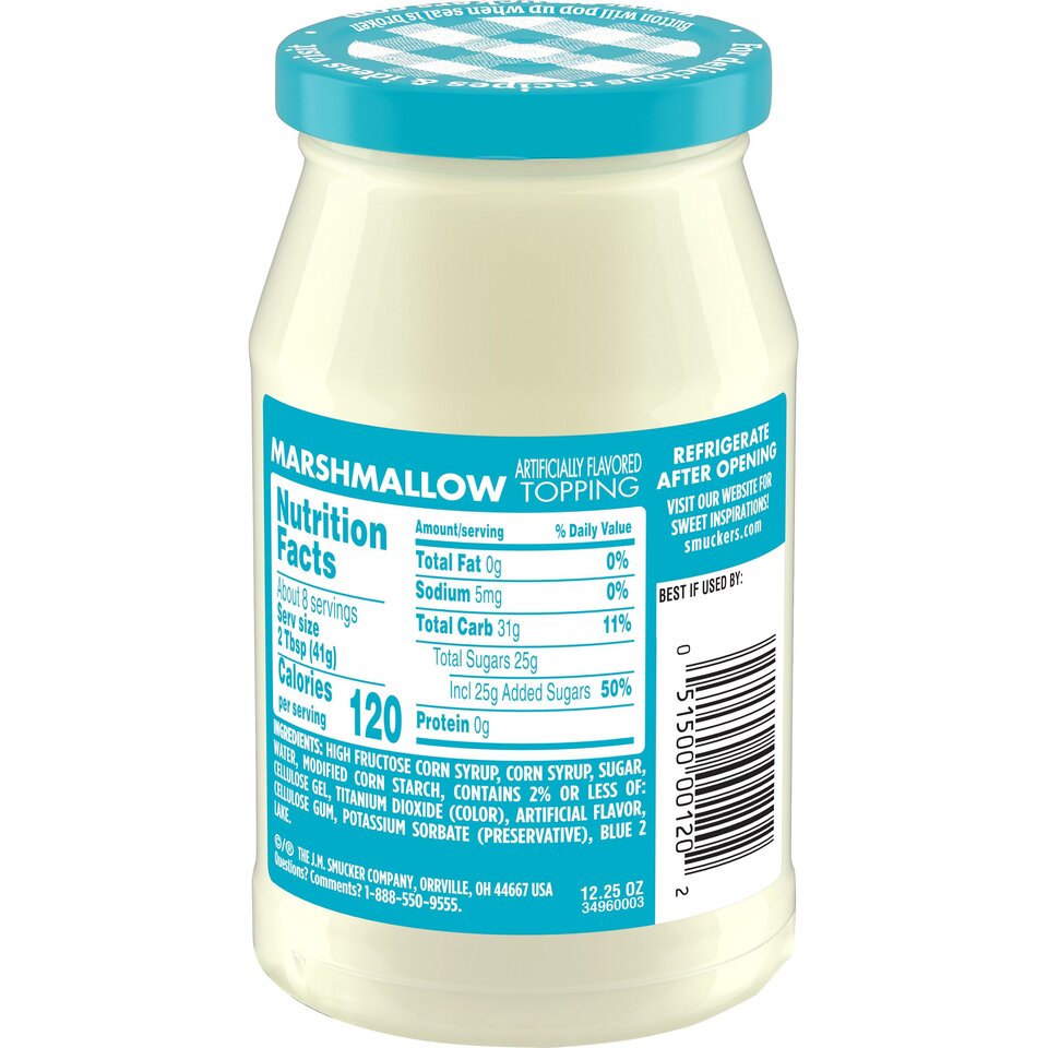 Marshmallow back center with packaging