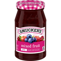 Mixed Fruit Jelly front center with packaging