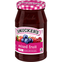 Mixed Fruit Jelly front right with packaging