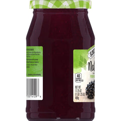 Natural Blackberry Fruit Spread left with packaging
