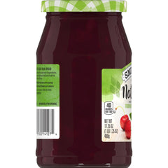 Natural Red Tart Cherry Fruit Spread left with packaging