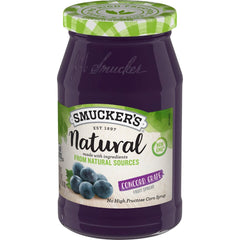 Natural Concord Grape Fruit Spread front right with packaging