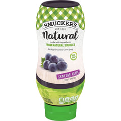 Smucker's® Natural Concord Grape Squeezable Fruit Spread front center with packaging