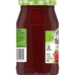 Natural Strawberry Fruit Spread left with packaging