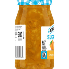 Sugar Free Orange Marmalade left with packaging