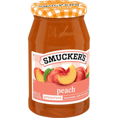 Peach Preserves front left with packaging