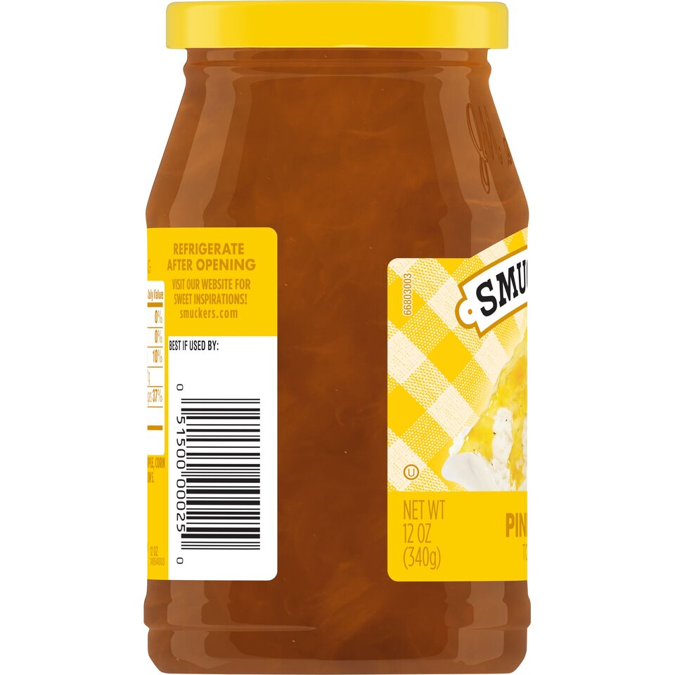 Pineapple left with packaging