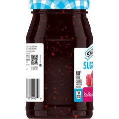 Sugar Free Red Raspberry Preserves left with packaging
