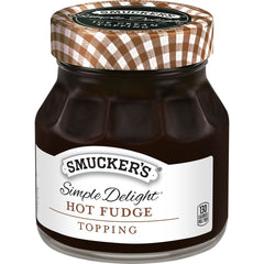Simple Delight® Hot Fudge front right with packaging