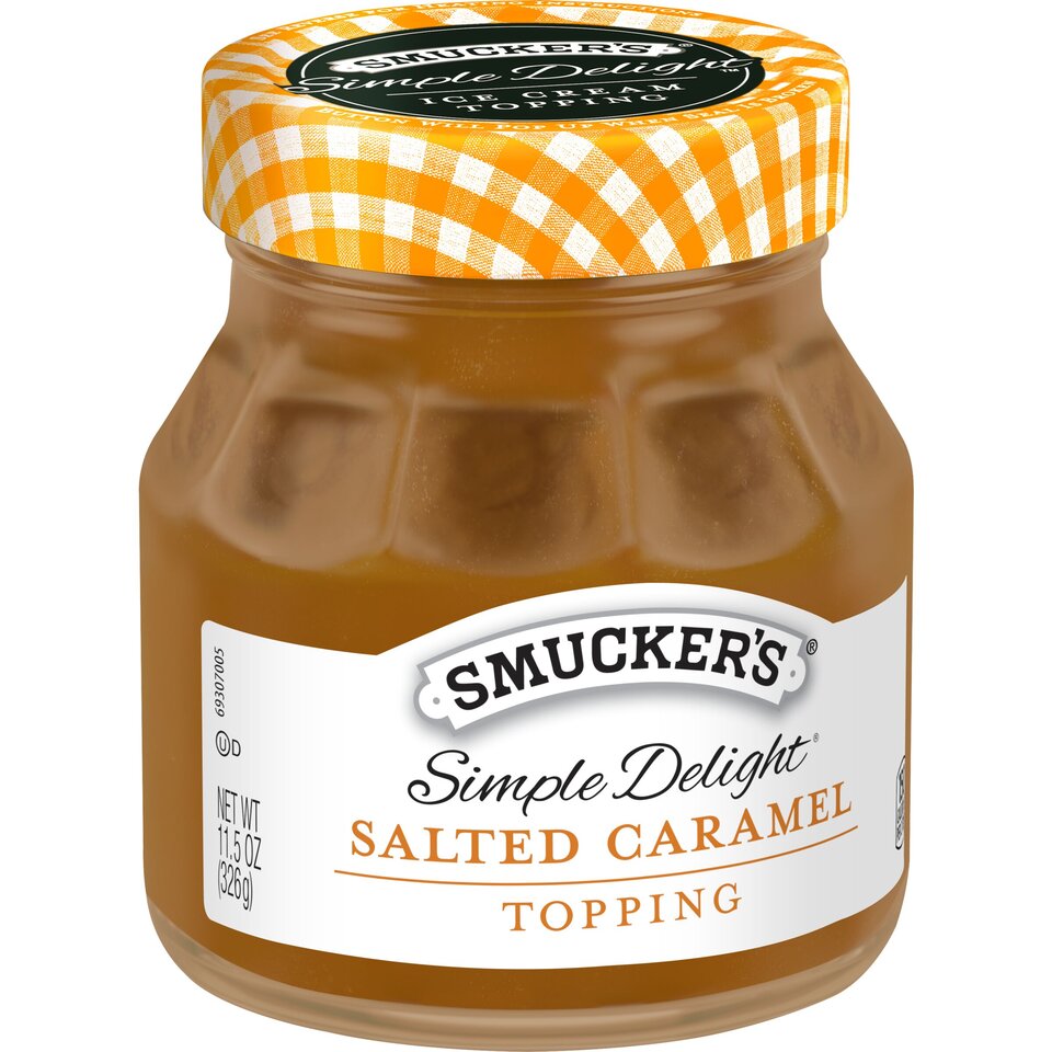 Simple Delight® Salted Caramel front left with packaging