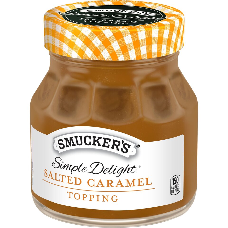 Simple Delight® Salted Caramel front right with packaging