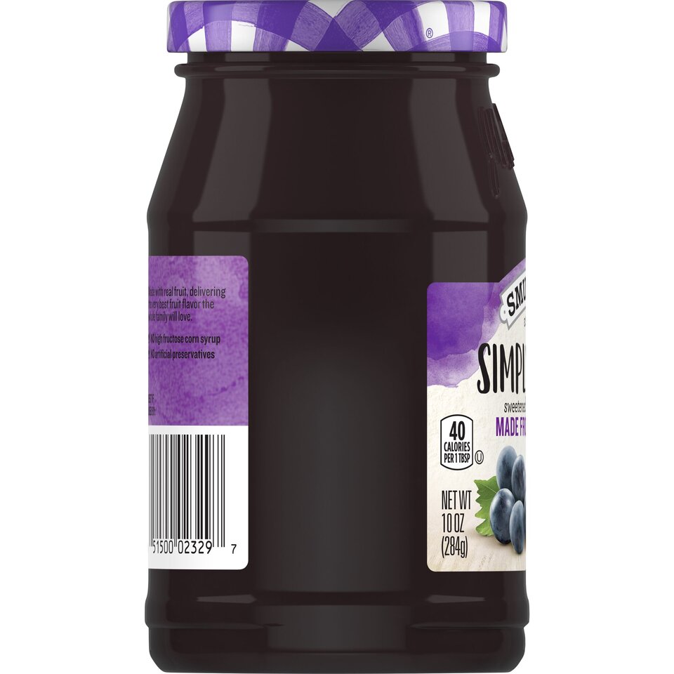 Simply Fruit® Concord Grape Fruit Spread left with packaging