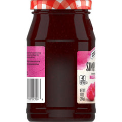 Simply Fruit® Red Raspberry Fruit Spread left with packaging