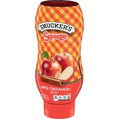 Squeeze™ Apple Cinnamon Jelly front right with packaging