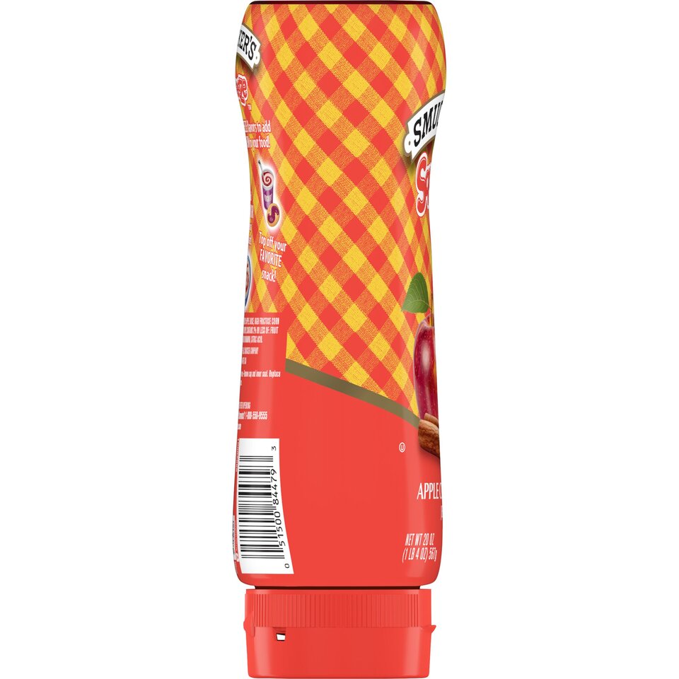 Squeeze™ Apple Cinnamon Jelly left with packaging
