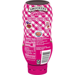 Squeeze™ Seedless Red Raspberry Jam back center with packaging