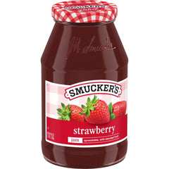 Strawberry Jam front left with packaging