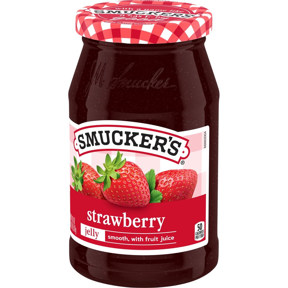 Strawberry Jelly front right with packaging