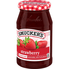 Strawberry Preserves front right with packaging